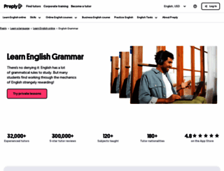 grammar-teacher.com screenshot