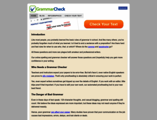 grammarcheck.com screenshot
