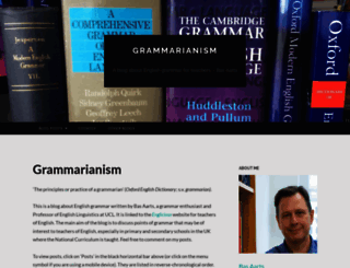 grammarianism.wordpress.com screenshot