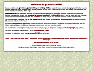 grammarnow.com screenshot