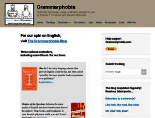grammarphobia.com screenshot