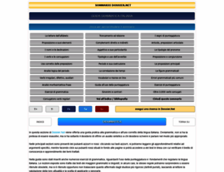 grammatica-italiana.dossier.net screenshot