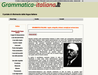 grammatica-italiana.it screenshot