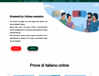 grammaticaitaliana.net screenshot