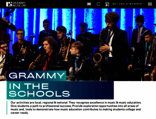 grammyintheschools.com screenshot
