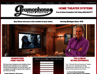 gramophonehometheater.com screenshot
