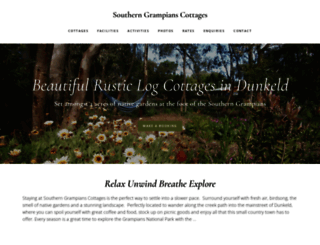 grampianscottages.com.au screenshot