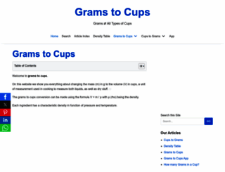 gramstocups.net screenshot