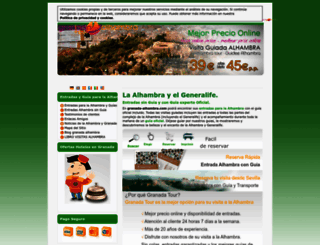 granada-alhambra.com screenshot