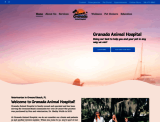 granadaanimalhospital.com screenshot
