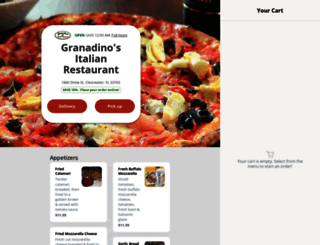 granadinositalianrestaurant.com screenshot