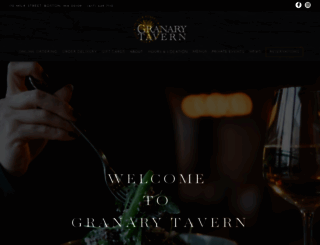 granarytavern.com screenshot