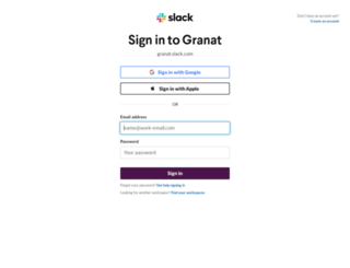 granat.slack.com screenshot