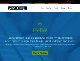 granatdesign.com screenshot