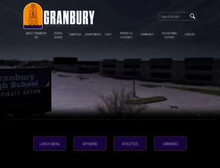 granburyisd.org screenshot