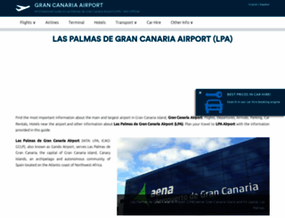 grancanaria-airport.net screenshot