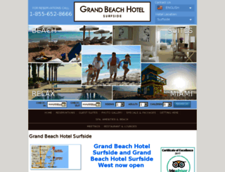 grandbeachhotelsurfside.com screenshot
