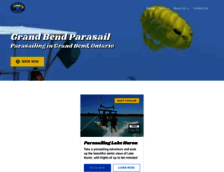 grandbendparasail.com screenshot