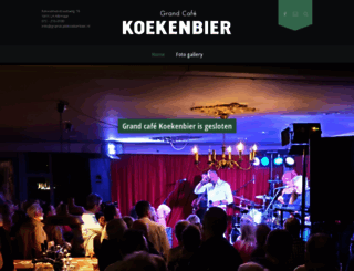 grandcafekoekenbier.nl screenshot