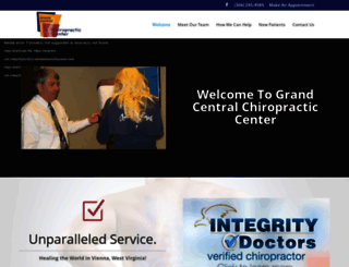 grandcentralchiropracticcenter.com screenshot
