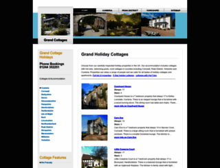 grandcottages.co.uk screenshot