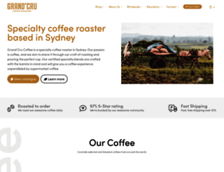 grandcrucoffee.com.au screenshot