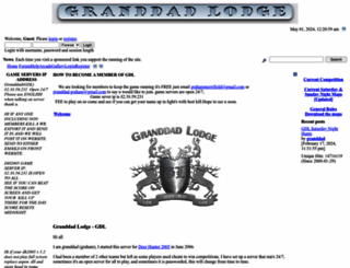 granddadlodge.com screenshot