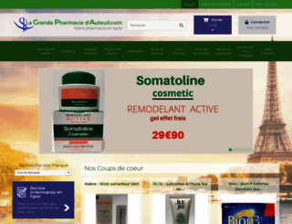 grande-pharmacie-auteuil.com screenshot
