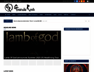 grande-rock.com screenshot