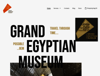 grandegyptianmuseum.net screenshot