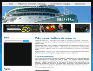 grandescruceros.net screenshot