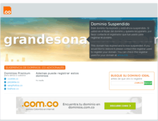 grandesonadores.com.co screenshot
