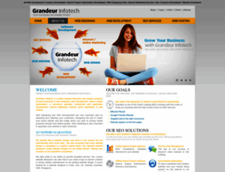 grandeurinfotech.com screenshot