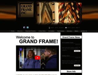 grandframeinc.com screenshot