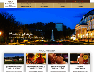 grandhotel-rogaska.com screenshot