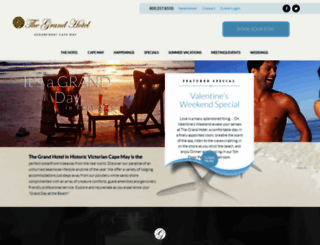 grandhotelcapemay.com screenshot