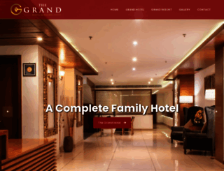 grandhotelsandresorts.in screenshot