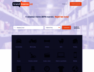 grandinzerce.cz screenshot