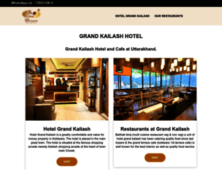 grandkailashhotel.in screenshot