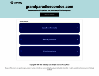 grandparadisecondos.com screenshot