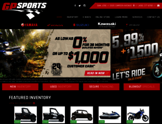 grandprixpowersports.com screenshot
