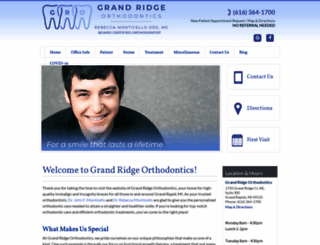 grandridgeorthodontics.com screenshot
