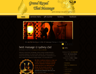 grandroyalthaimassage.com screenshot