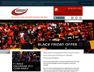 grandstandmotorsports.co.uk screenshot