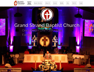 grandstrandbaptist.com screenshot