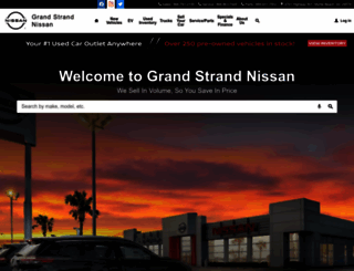 grandstrandnissan.com screenshot