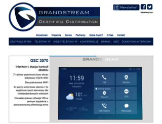 grandstream.pl screenshot