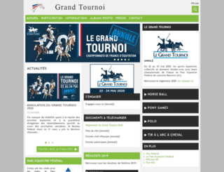 grandtournoi.ffe.com screenshot