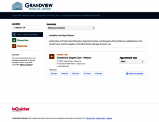 grandview-medical-center-chs.inquicker.com screenshot