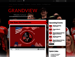 grandview.hickoryschools.net screenshot